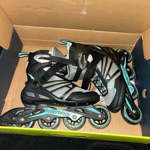 Rollerblade Inline Skates in Black and Teal